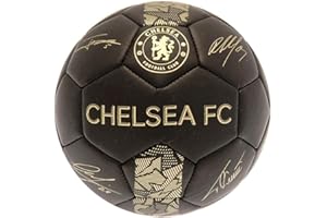 HY-PRO Chelsea FC - Ballon de foot PHANTOM (Taille 1) (Noir/Doré)