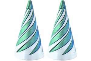 QTTRPCU 2 Stück Pyramid Passthrough Spirale Spielzeug, Impossible Cone, Spiral Cone Fidget Toy für Stressabbau Fingerspiele Erwachsene