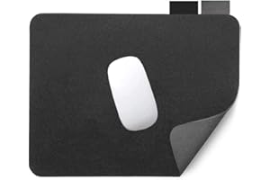 YingStar Alfombrilla de Ratón de Cuero PU Alfombrilla para Ratón Impermeable PU Leather Alfombrilla Raton Doble Cara 26 x 21 cm Mouse Mat Antideslizante Mouse Pad para Oficina PC Ordenador Juego