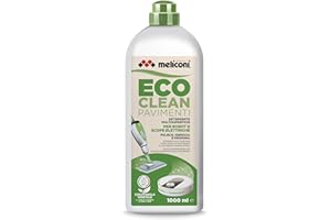 Meliconi Eco Clean Nettoyant de Sols pour Balais Électriques et Robots; Multisurface; 1L, Made in Italy