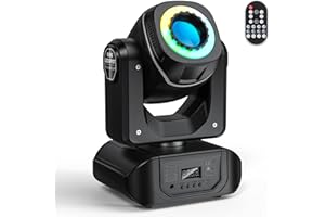 WZYBUTA Cabezas Moviles LED 90W Focos móviles Luces de Fiesta 8 Modelos 8 Colores Luces Discoteca con Remoto Control para Boda Party Navideña Halloween Club Bar