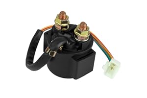 LOCOPOW Relais Démarreur de Solénoïde pour HONDA CB300 CBF300 GL1500 GL1800 GOLD WING VT1100 pour 4-Stroke GY6 Engine 50cc 150cc 200cc 250cc ATV Dirt Bikes pour KYMCO Mxer 50 125 150 Maxxer 300 Quad