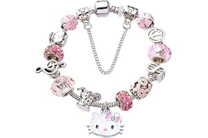 YEHUIMEI 1 Pezzi Bracciale Bambina, Bracciali Bambina Comunione, Bracciale Con Ciondoli Regolabili, Braccialetto Con Ciondolo A Forma Di Unicorno, Bracciale In Lega Per Bambini