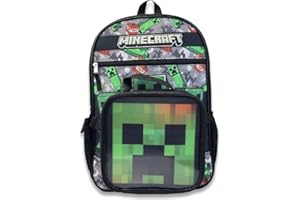 BIOWORLD Minecraft TNT Creeper Rucksack & Bildwechsel-Lentikular-Lunch-Tasche, 2-teiliges Set, mehrfarbig, Einheitsgröße