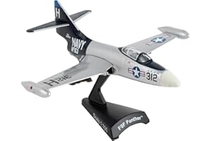 Daron PS5393-3 Stamp Grumman F9F Panthère Argent/Noir Scale 1/100