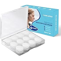 Lot De 8 Paires De Bouchons D'oreille En Silicone Pour Dormir