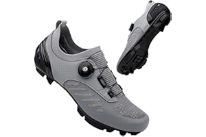 MEIJU Mateju Chaussures de VTT Homme, Femme Chaussure de Cyclisme Velo Route Chaussures De Vélo De Sport De Plein Air Respirantes pour Le Cyclismer en Caoutchouc Compatible SPD Chaussures MTB