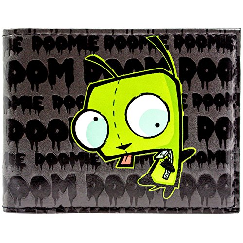 Preisvergleich Produktbild Nickelodeon Invader Zim Drohendes Schicksal Schwarz Portemonnaie Geldbörse
