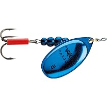 Cuillère Spinner Mepps Aglia Platinum Bleue – Leurre Tournant Indispensable Pour Brochet Et Perche – 1 Pièce