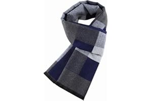 Ueither Uomo Sciarpa Autunno Invernale Sciarpa Termica Calda Morbida Sciarpa Casual Business