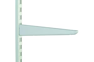 WATSON LOK TWIN SLOT SHELVING 170mm White Watson Twin Slot Shelving Bracket