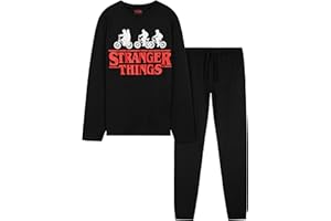 Stranger Things Pijama Niña Conjunto de 2 Piezas, Pantalón y Camiseta - Tallas 9-15 Años, Regalos Niña Navidad