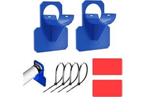 VDYXEW Schlauchhalter Pool, 2X 30mm - 37mm Pool Schlauchhalter Knickschutz aus Kunststoff für Intex und Bestway (Blau)