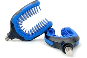 YOTO 2PCS Rod Rest U-Form Angeln Zubehör Halter Kunststoff Gummi Butt Rests/Back Rests für alle Arten von Angelruten