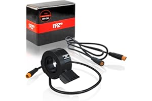 1PZ ES6-FG6 130X Acelerador de Dedo Bicicleta eléctrica con Conector impermeable Reemplazo para Bicicleta eléctrica Patinete Acelerador de mano derecha e izquierda