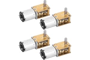 DILWE Mini-Getriebemotor, multifunktionale Mini-Mikroschnecken-Untersetzungsbürste, Anti-Hochtemperatur-3-Lagen-Lackbeschichtungsgetriebemotor für elektronische Schlösser(DC3V 30 U/min)