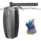 FEDOUR 600LPH Aquarium Filter, 8W Adjustable Fish Tank Filter Pump for 30-180L Fish Tank, Internal Filters for Aquariums with