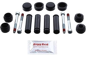 Bigg Red - Front Brake caliper Slider Pin Kit - Compatible with Jumper Relay, Ducato, Iveco Daily, Vito W639, Cabstar, Boxer
