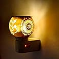PANCA Glass Kapoor Dani, Electric Camphor Diffuser Ganesh Ji Om Electic Camphor Burne, |Multipurpose Incense Aroma Dhoop Dani| Camphor Burner Diffuser|Electrical Night Lamp