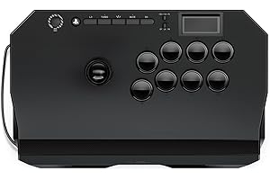 qanba Dron 2 - Arcade Joystick do PlayStation 5, PS4 - oficjalna licencja Sony - Pro FightStick - kompatybilny z PC
