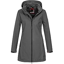 Giacca Softshell Donna A. Salvarini AS-131 - Impermeabile, Traspirante, Cappuccio Staccabile