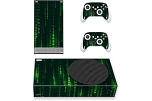 PlayVital Pegatina Completa para Xbox Series S - Vinilo Adhesivo Skin Decal Cover para Consola y Mando, Resistente a Arañazos, Fácil de Aplicar y Retirar, Diseño Personalizado (Código Messy)