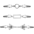 3PCS Dress Clips Back Cinch Sweater Clasps Safety Pin