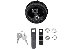 RASTKY Flush Turning Lift Handle Lock, Tillverkad Av Nylon och Rostfritt