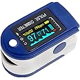 Allextreme Fingertip Pulse Oximeter with OLED Display Blood Oxygen SpO2 Saturation Level, Heart Rate Monitor & Waveform Sensor