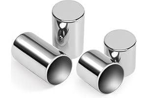 kekykm 4PCS Chrome Touring Docking Hardware Cover Kits Magnet Docking Points Caps compatible with Harley Davidson Street Glide Road Glide Road King Electra Glide 2009-Up Models