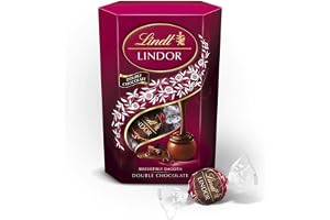 Lindt Lindor dubbel chokladtryffelbox – ca 16 bollar, 200 g