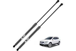 WateryWave 2X Car Rear Tailgate Struts for Nissan Qashqai 2007-2013 Gas Struts Springs Boot Struts Shock Lift Support Replace #90450JD02D, 90450JD01C, 90450JD01B, 90450JD01D