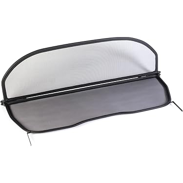 Déflecteur De Vent Pliable Avec Fermeture Rapide - Noir Pour Audi 80 1991-2000