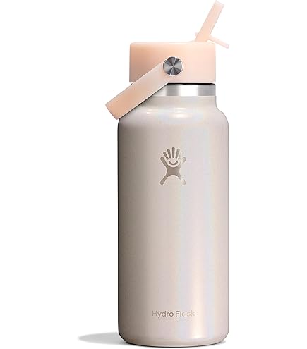 限定完売品！Hydro Flask 200ml Glimmer cream水筒 Hydro Flask Water Bottle - Insulated Stainless Steel - Wide Straw