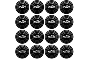 LICHENGTAI Car Shock Absorber, 16Pcs Car Door Shock Absorbing Gasket, Door Shock-absorbing Gasket, PVC Door Edge Guards Trim Molding Protectors for Car