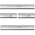 Door Sill/Foot Step Stainless Steel Plates with Chevorolet Cruze (Set of 4 Pcs)