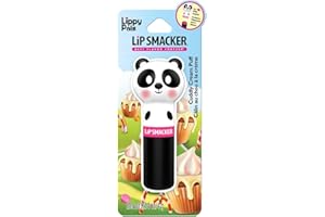 Lip Smacker Lippy Pals Panda, aromatyzowany balsam do ust dla dzieci inspirowany zwierzętami, nawilżający i wygładzający, odświeża usta, smak Cuddy Cream Puff
