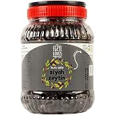 RETURN TO THE AEGEAN Dry Saddle with Very Little Salt Black Olives (Drying Black Light Olives) - 1 Kg.