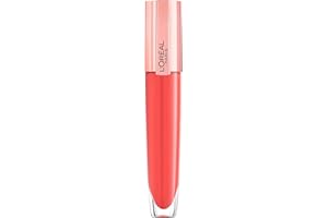 ‎L'OREAL PARIS L'Oréal Paris Glänzender Lipgloss für maximales Volumen, Pflegende Wirkung, Mit Hyaluronsäure und Kollagen-AS-Fragmenten, Glow Paradise Brilliant Signature Plump-in-Gloss, Nr. 410 I Inflate