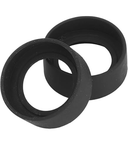 2PCS Eyepiece Cover & Eye Cups Guard - Soft Rubber Eyepiece Protector For Stereo Microscope (36mm Size, Oblique Angle) - Compatible With 32-36mm Stereo Microscopes - View #5