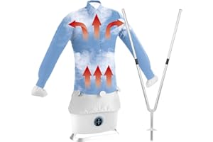 CLEANmaxx Automatyczna prasa do koszuli z funkcją pary, łącznie z nakładką na spodnie, innowacyjne żelazko do koszuli i bluzek, automat do prasowania, bardziej delikatny niż suszarka do ubrań i