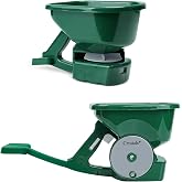 Crystals 3L Hand Held Grit, Seed & Grass Seed Spreader - Efficient Rotary Spreader for Lawn Fertiliser, Grass Seeder, Handhel