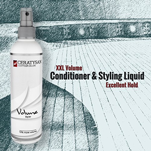 COIFFEUR DELUXE Volumen-Styler ohne Silikon | Starker Halt für Föhn-Frisuren | 10% mehr Volumen durch Keratin | Für feines Haar | 250 ml | Friseur-Produkt - 4