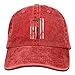 Produktbild longkouishilong Hüte,Kappen Mützen WD American Carpenter Flag Denim Hat Adjustable Unisex Curved Baseball Hat