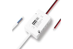 illuburg Trasformatore LED 12V 12W Impermeabile IP67 Senza Sfarfallio Compatto 57x40x26mm LED Alimentatore Driver Power Supply