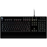 Logitech G213 Prodigy Gaming-Tastatur, RGB-Beleuchtung, Programmierbare G-Tasten, Multi-Media Bedienelemente, Integrierte Han