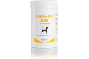 VET-SERVICE QUALITA' SOSTENIBILE Gastro-Dog Mini, conf. 30 gr., Problemi Gastrici Acuti e Cronici - Mangime complementare (Integratore) per cani di taglia piccola, in polvere - Supporto per vomito ed infiammazioni gastriche