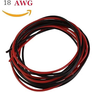 Cavo elettrico flessibile in silicone 22AWG, 5 colori, 5 m ciascuno