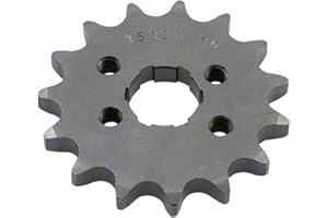 PW Ritzel 15 Zähne Stahl 428er Teilung 1/2x5/16 kompatibel für Daelim VT 125 VT125F 98-00, VS 125 VS125F 97-99, VC 125 S 95-97, VJ 125 Roadwin KMYBA4BLS 04-07, VL 125 VL125F 00-05
