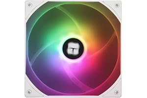 Thermalright TL-C14CW-S Ventola CPU ad alta velocità 1500 giri/min, ventola PWM silenziosa da 14 cm, ventola per computer (bianco)